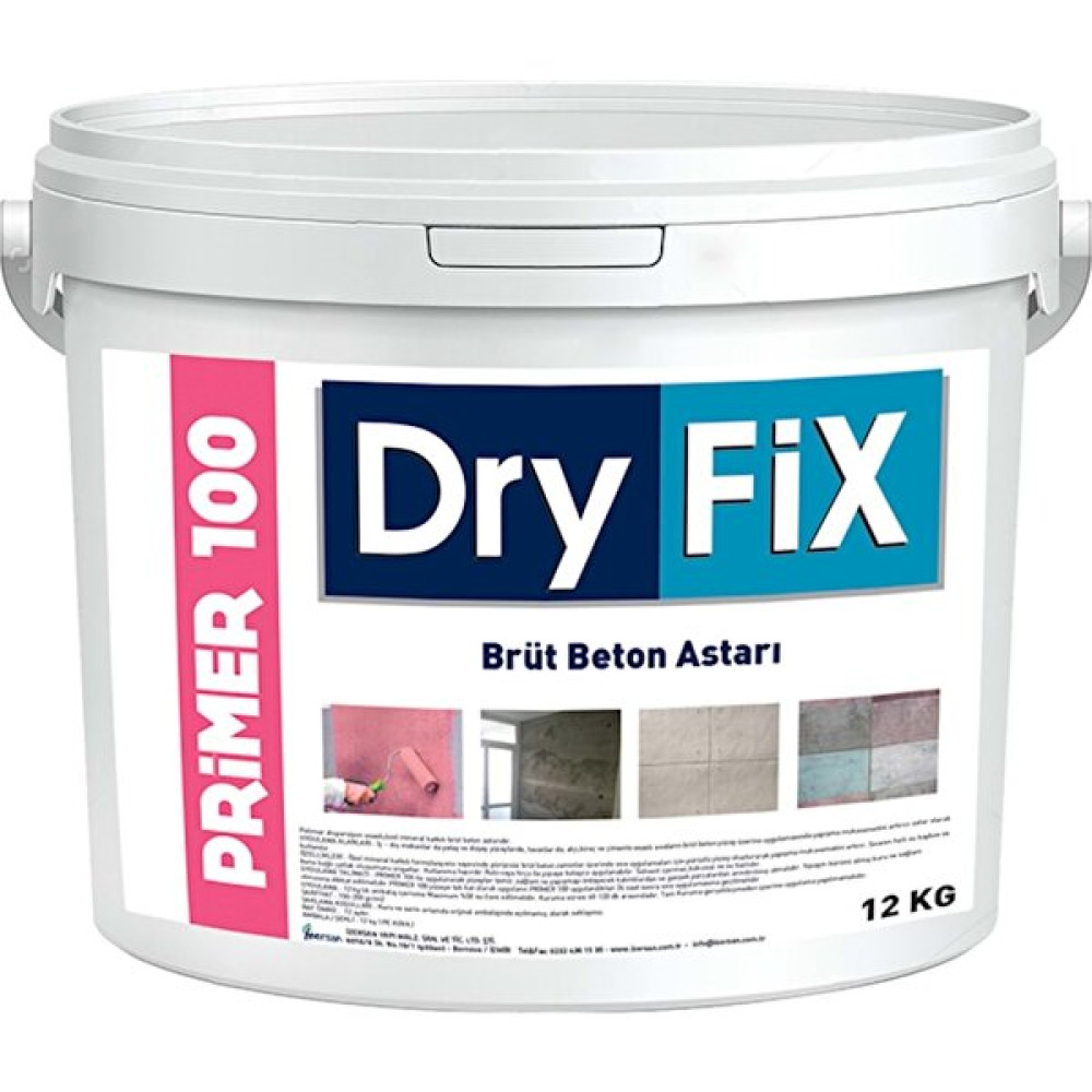 Dryfix Primer 100 Brüt Beton Astarı 12 kg Boyalar & Boyacı Aletleri Fiyatı