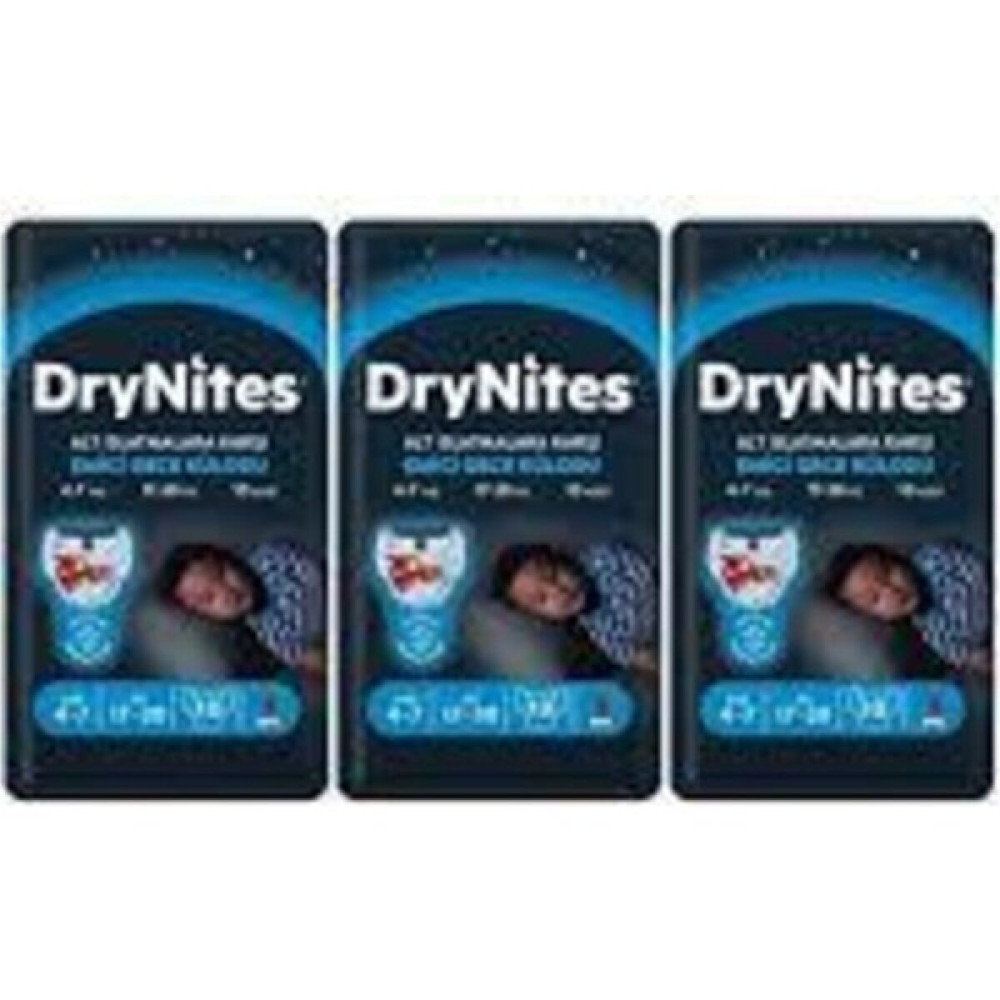 Drynites Erkek Emici Gece Külodu 4-7 Yaş 3paket * 30ADET Drynites 4-7 - 6 Bebek Bezi Fiyatı