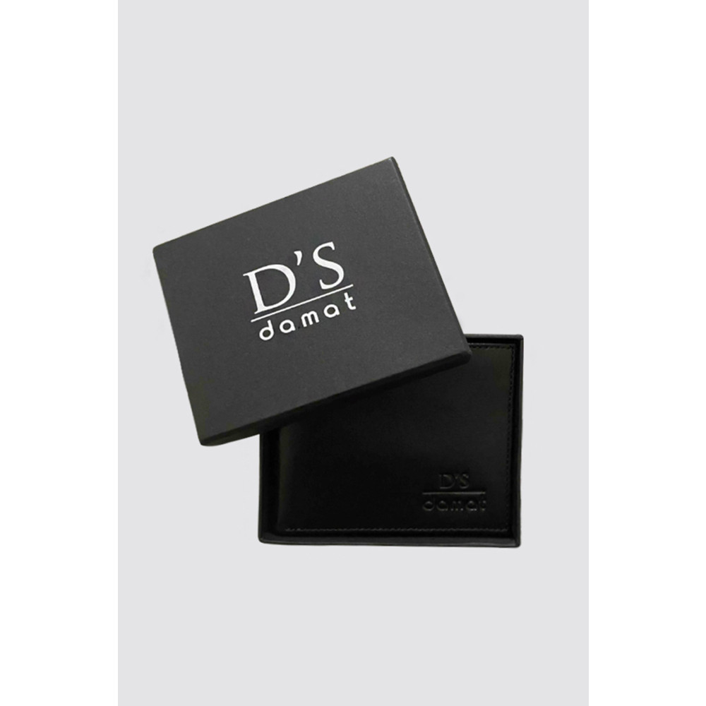 DS Damat %100 Deri Siyah Cüzdan Bayan Cüzdan Fiyatı