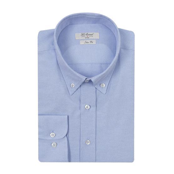 D's Damat 1HF02SG53089M702 Mavi Slim Fit Erkek Gömlek Erkek Gömlek Fiyatı