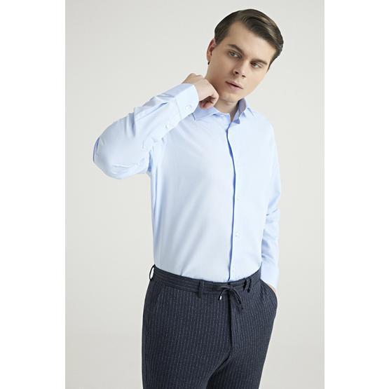 D's Damat 1HF02SG53089M702 Mavi Slim Fit Erkek Gömlek
