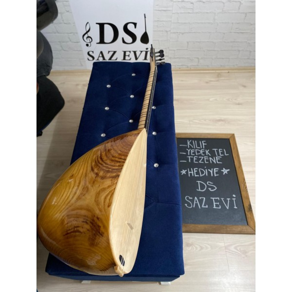 DS Saz Evi Oyma Dut Özel Yapım Kısa Sap Bağlama Saz Bağlamalar Fiyatı