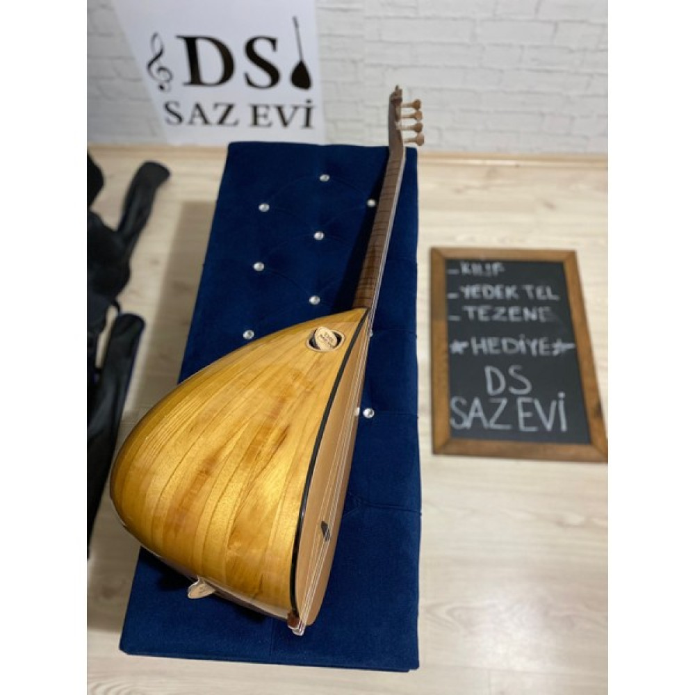 DS Saz Evi Profesyonel Dut Tekne Kısa Sap Bağlama Saz + Kılıf Yedek Tel Tezene Bağlamalar Fiyatı