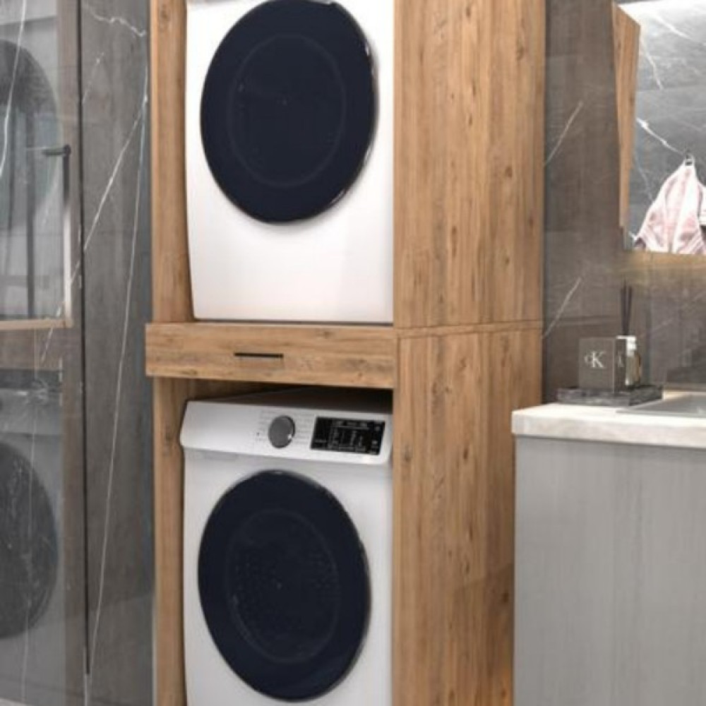 Dsc Çamasır ve Kurutma Makinası Dolabı atlantik çam Banyo Dolabı / Mobilyası Fiyatı