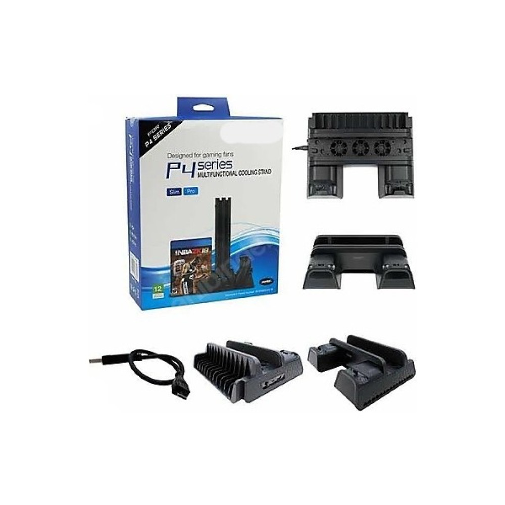 Dsk Elektronik Ps4 Multi Fonksiyonel Stand Fanlı Oyun Stand Şarj Standı (Ps4 Fat / Slim / Pro Uyumlu) PlayStation 4 PS4 Oyunları Fiyatı