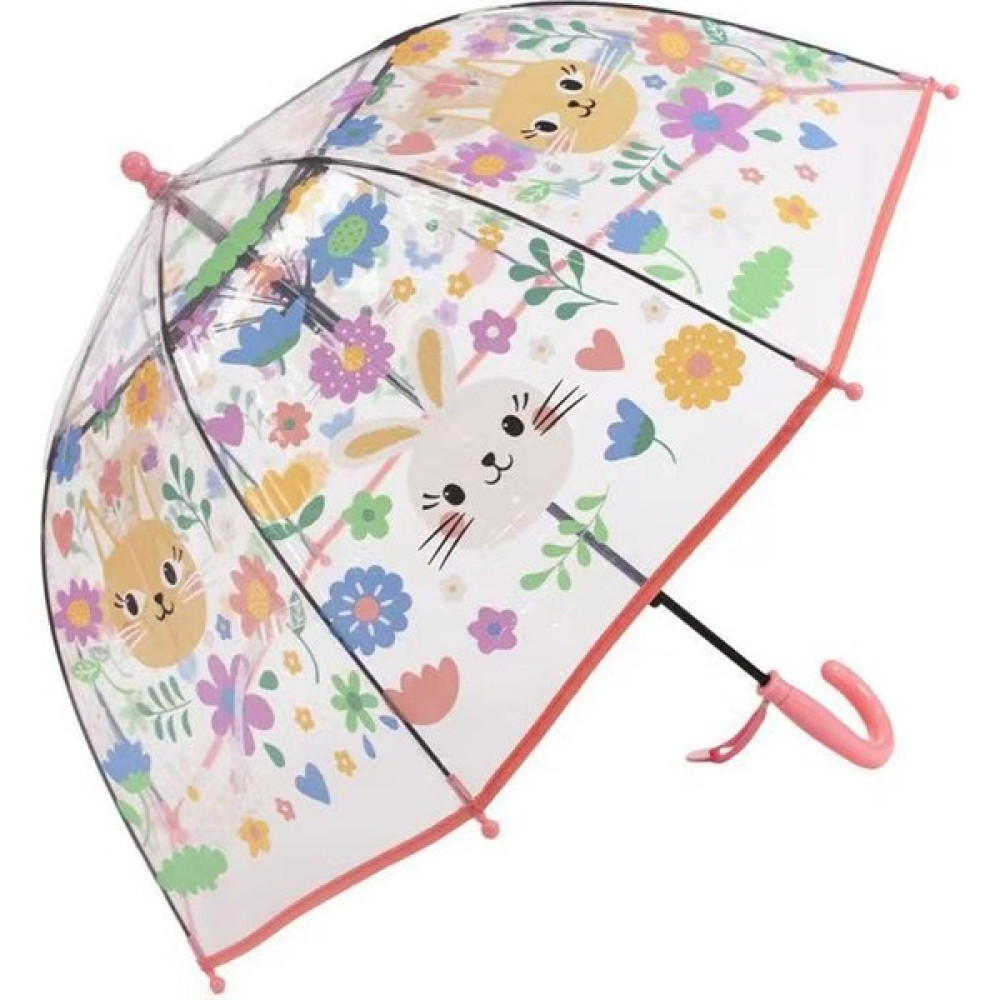 Dsummer Çocuk Şeffaf Şemsiye - Pembe (Yurt Dışından) Şemsiyeler Fiyatı