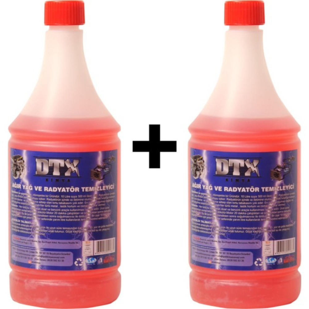 Dtx Kimya 2 Adet Ağır Yağ ve Radyatör Temizleme Sıvısı ( Konsantre ) 500 ml Oto Bakım & Temizlik Ürünleri Fiyatı