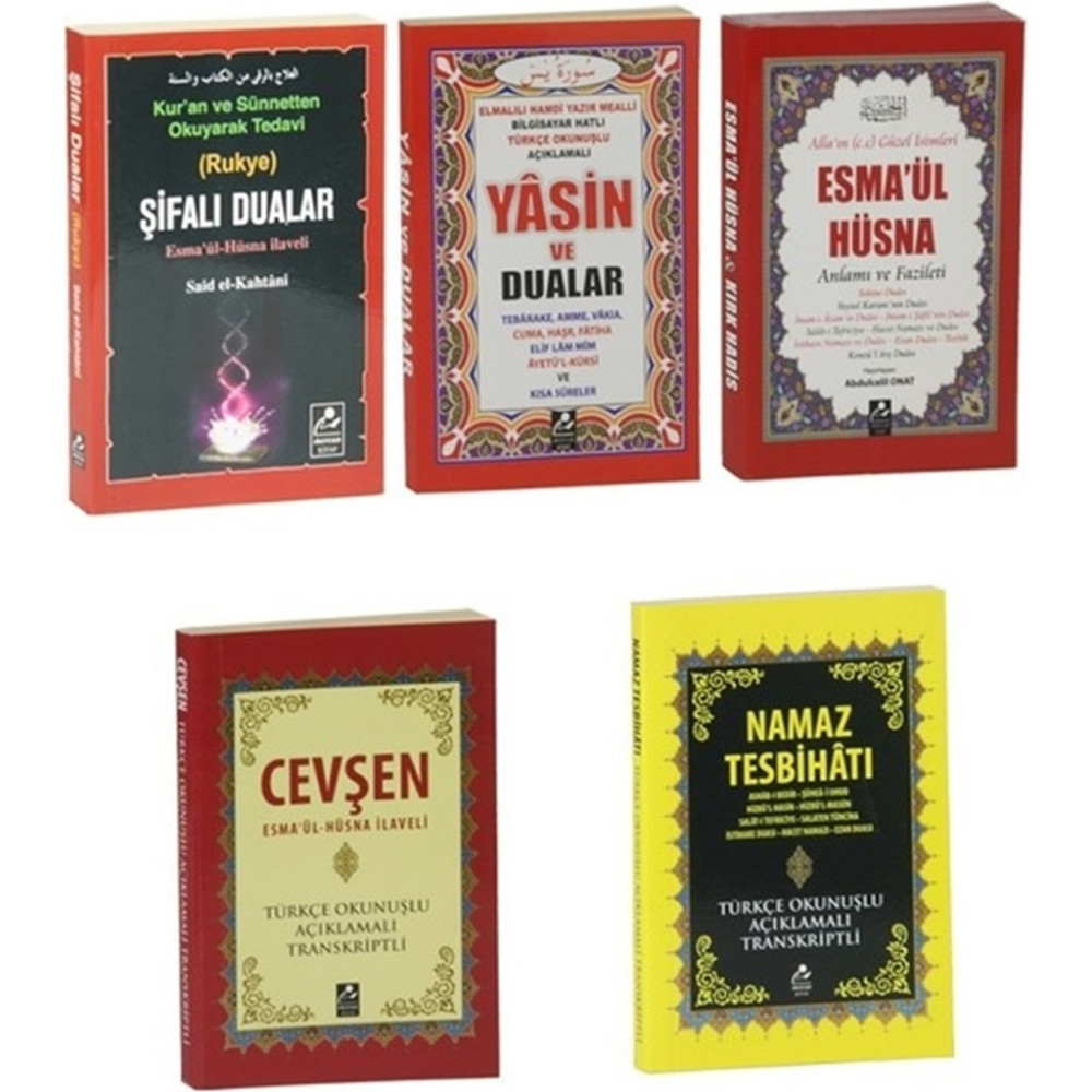 Dua Seti - Şifalı Dualar Hazinesi (5 Kitap) Din Kitapları Fiyatı