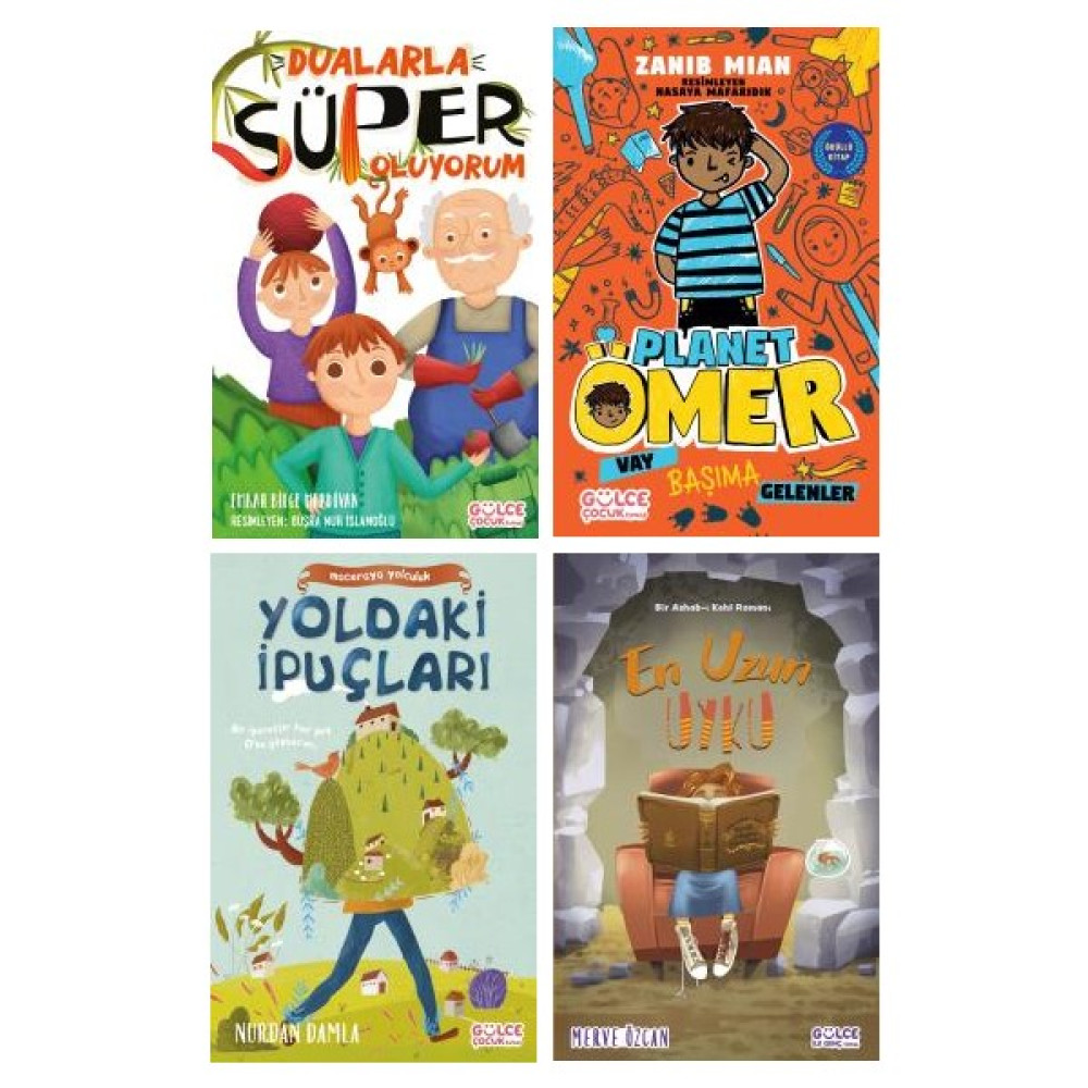 Dualarla Süper Oluyorum + Planet Ömer + Yoldaki Ipuçları + En Uzun Uyku 4 Kitap Set Çocuk Öykü Fiyatı