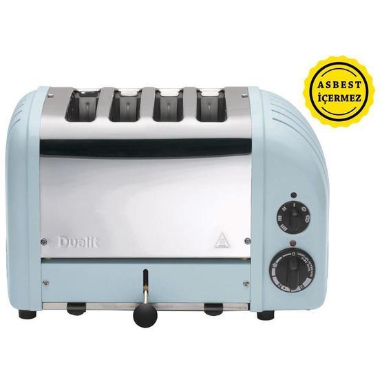 Dualit 47036 Vario 2200 W 4 Dilim Hazneli Ekmek Kızartma Makinesi Buz Mavisi