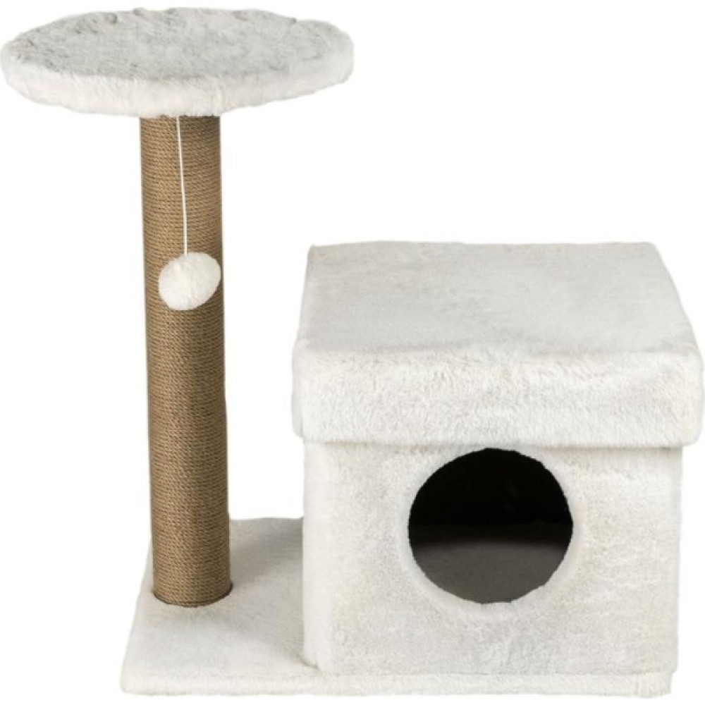 Dubex 39X72X80 cm Kedi Oyun Evi ve Tırmalama Platformu Beyaz Evcil Hayvan Ürünleri Fiyatı