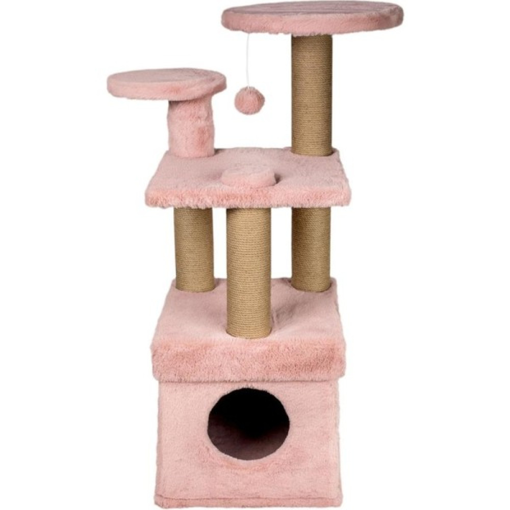Dubex 52X67X100 cm Kedi Oyun Evi ve Tırmalama Platformu Pembe Evcil Hayvan Ürünleri Fiyatı