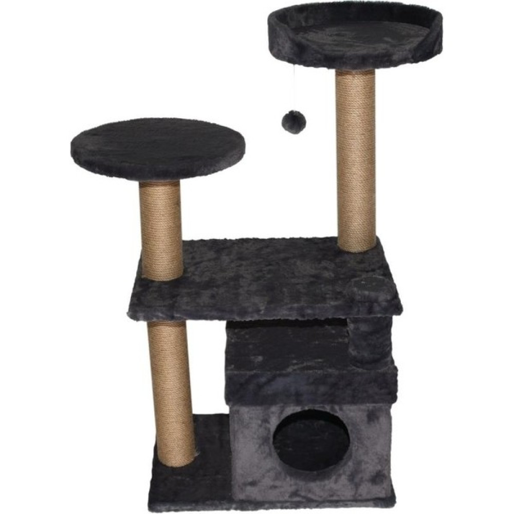 Dubex 53X86X111 cm Kedi Oyun Evi ve Tırmalama Platformu Gri Evcil Hayvan Ürünleri Fiyatı