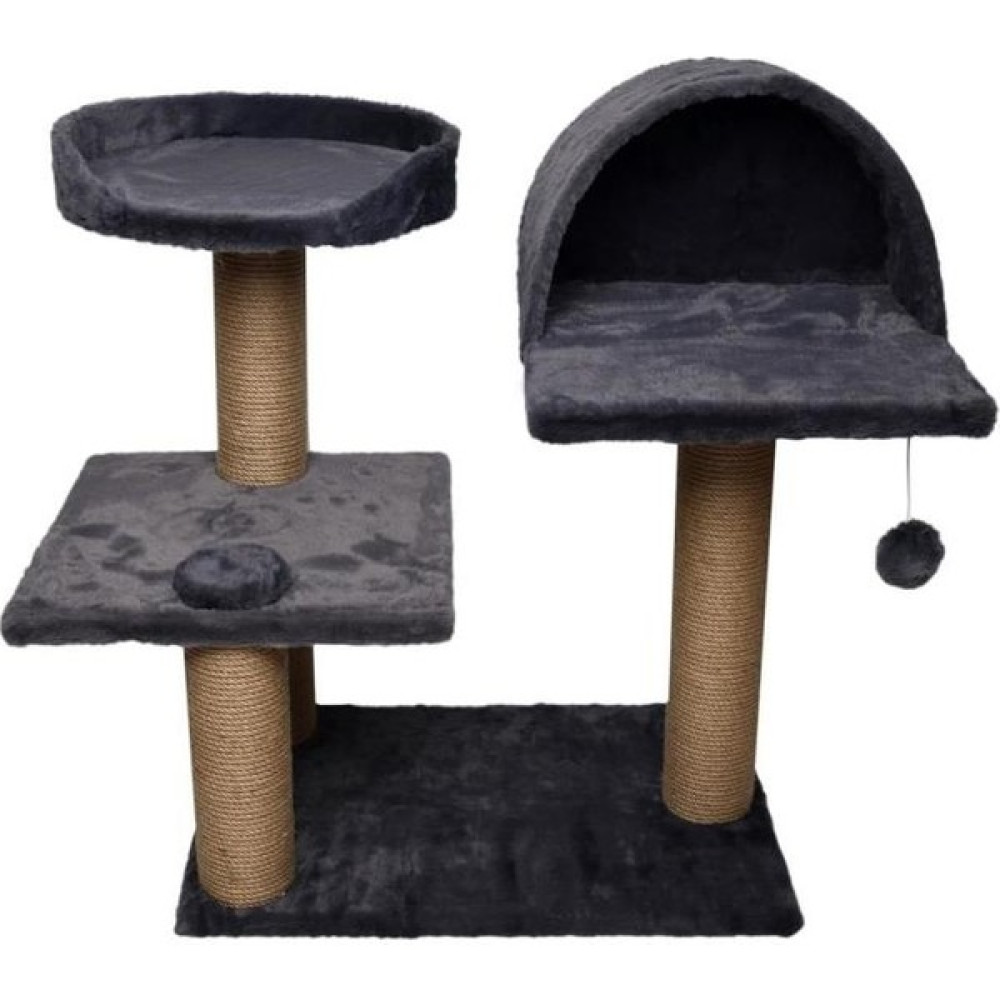 Dubex 53X87X75 cm Kedi Oyun Evi ve Tırmalama Platformu Gri Evcil Hayvan Ürünleri Fiyatı