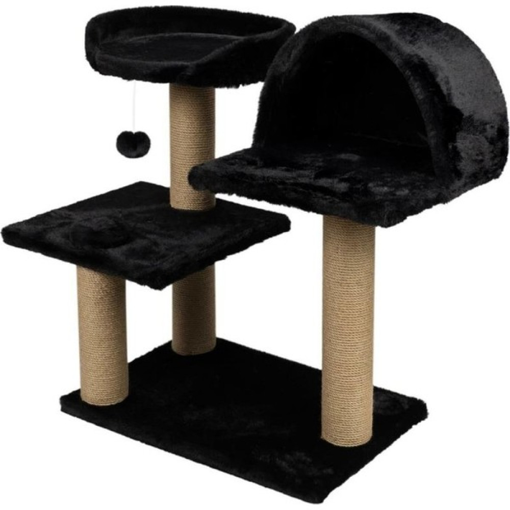 Dubex 53X87X75 cm Kedi Oyun Evi ve Tırmalama Platformu Siyah Evcil Hayvan Ürünleri Fiyatı