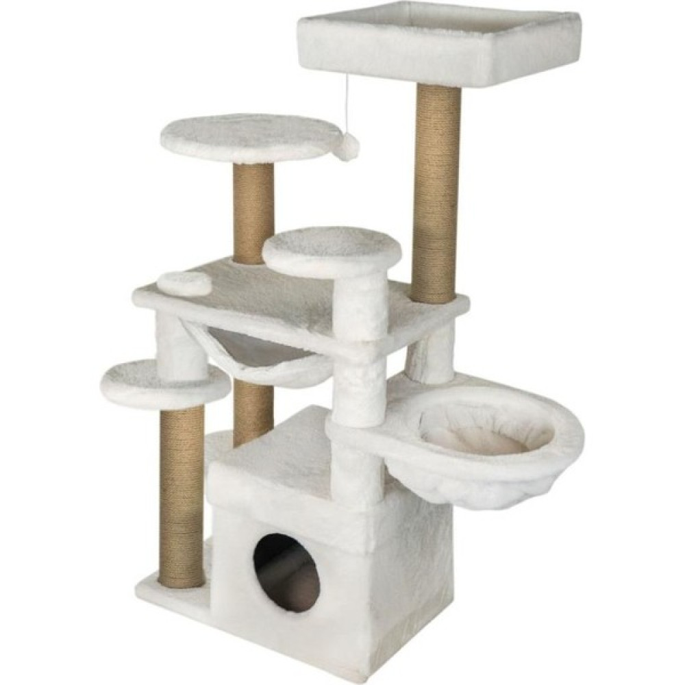 Dubex 65X108X129 cm Kedi Oyun Evi ve Tırmalama Platformu Beyaz Evcil Hayvan Ürünleri Fiyatı