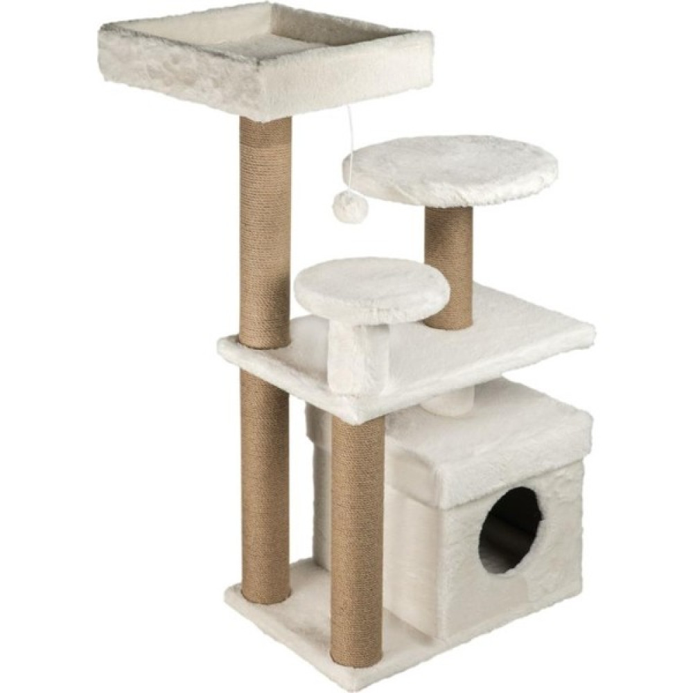 Dubex 65X73X111 cm Kedi Oyun Evi ve Tırmalama Platformu Beyaz Evcil Hayvan Ürünleri Fiyatı