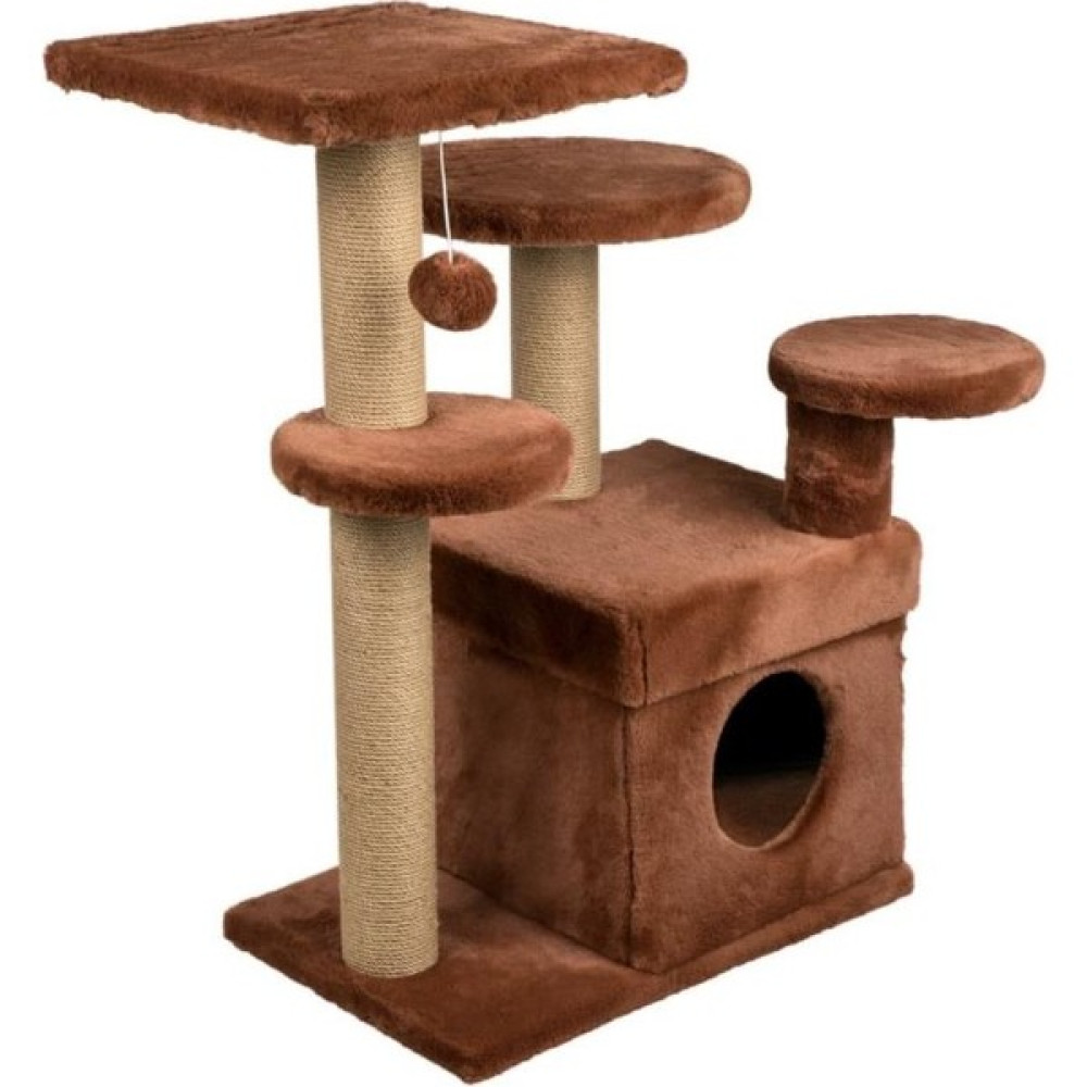 Dubex 65X86X87 cm Kedi Oyun Evi ve Tırmalama Platformu Tarçın Evcil Hayvan Ürünleri Fiyatı