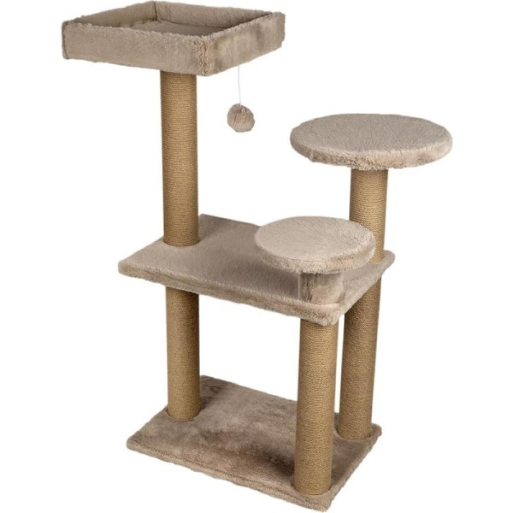 Dubex 65X88X111 cm Kedi Oyun Evi ve Tırmalama Platformu Bej Evcil Hayvan Ürünleri Fiyatı