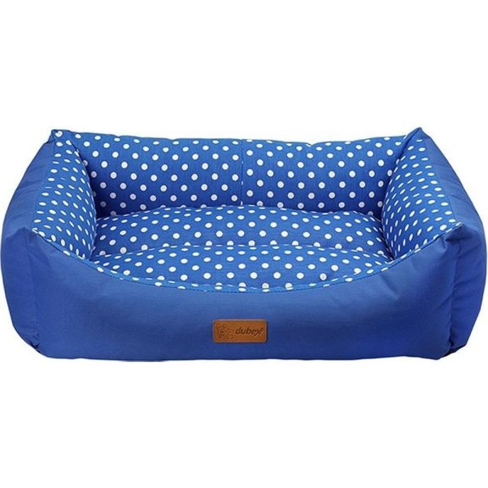 Dubex Tarte Dikdörtgen Lacivert Benekli Kedi ve Köpek Yatağı Large - 78 x 60 x 22 cm Oto Boyaları Fiyatı
