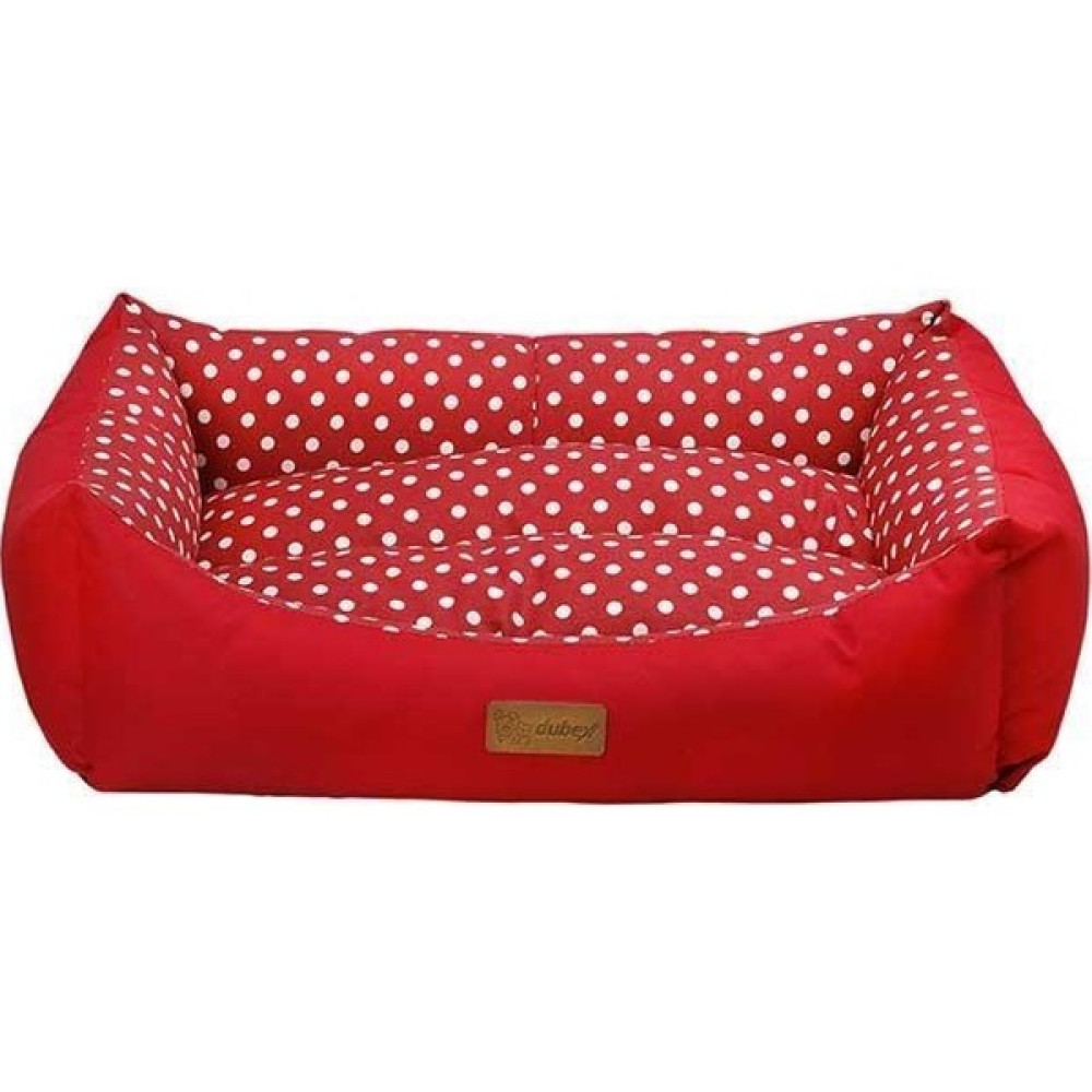 Dubex Tarte Puantiyeli Köpek Yatagi 70X95X22CM (Kirmizi) [xl] - Kırmızı - 70 x 100 x 14 cm Oto Boyaları Fiyatı