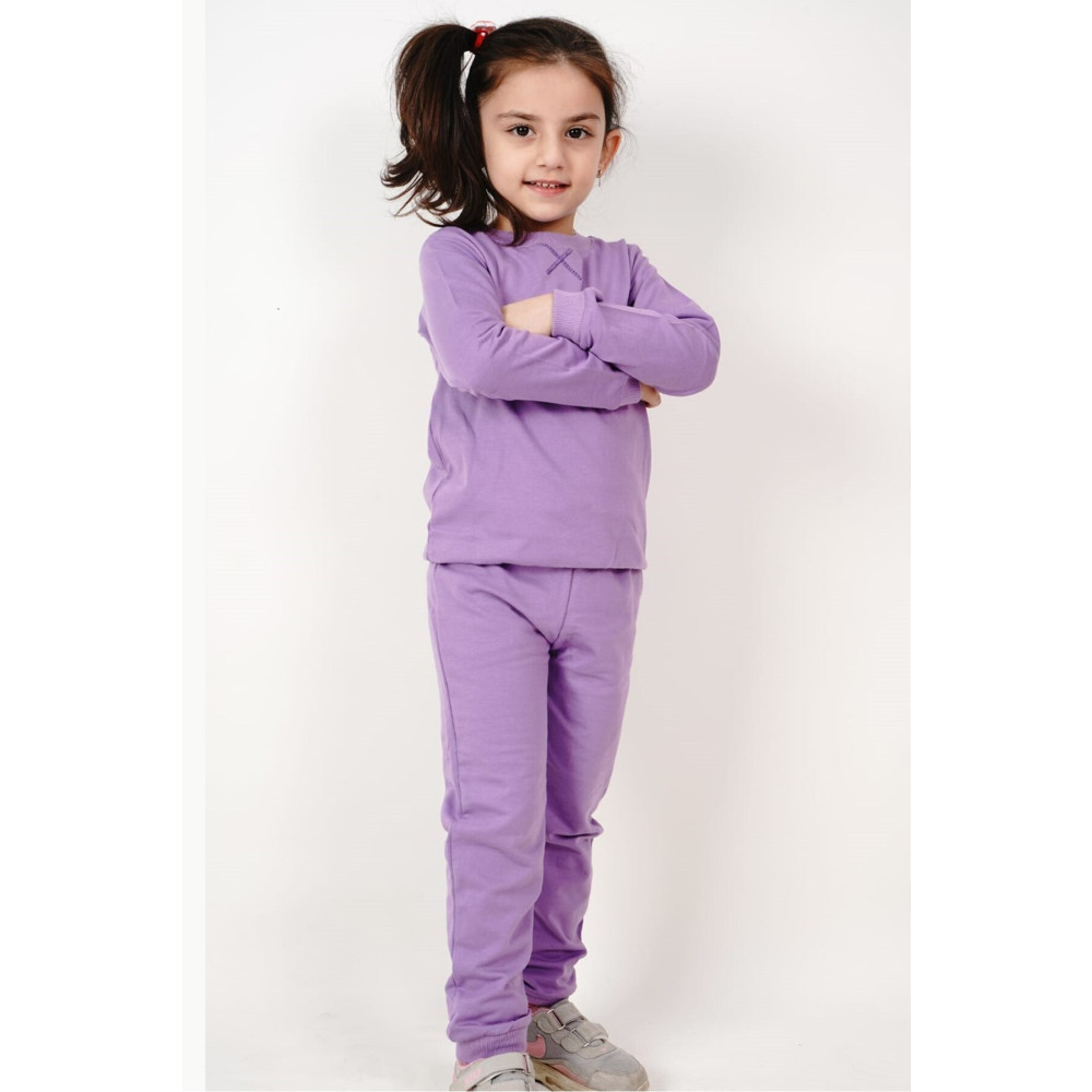 dubi baby Lila Ds Diamondstar Baskısız Lük Bebek Takımı Eşofman Takımı 5-6-7-8 Yaş 5-6 Yaş Beden Kadın Eşofman Fiyatı