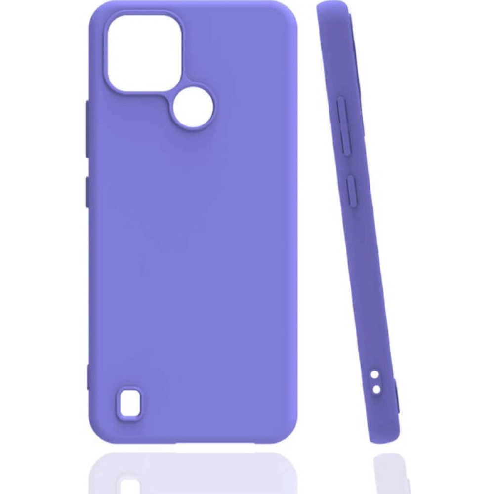 Dubosse Realme C21Y Kılıf Kamera Korumalı Silikon Rubber Arka Kapak - Lila Cep Telefonu Kılıfı Fiyatı