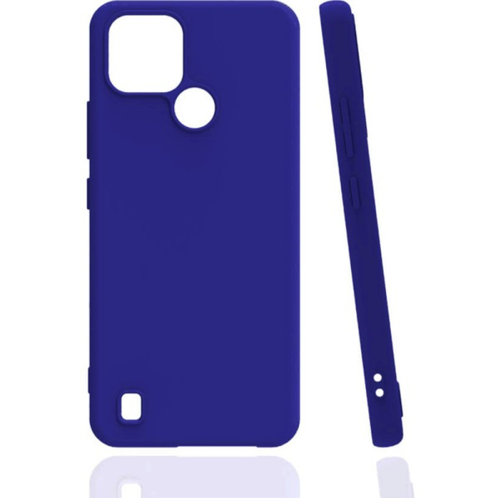 Dubosse Realme C21Y Kılıf Kamera Korumalı Silikon Rubber Arka Kapak - Mavi Cep Telefonu Kılıfı Fiyatı