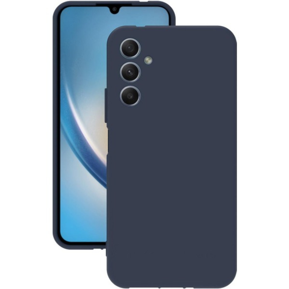 Dubosse Samsung Galaxy A34 Kılıf Kamera Korumalı Silikon Rubber Arka Kapak - Lacivert Cep Telefonu Kılıfı Fiyatı