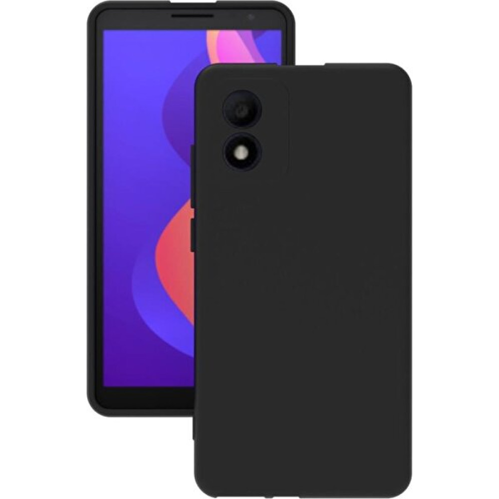Dubosse Tcl 303 Kılıf Kamera Korumalı Silikon Rubber Arka Kapak - Siyah Cep Telefonu Kılıfı Fiyatı
