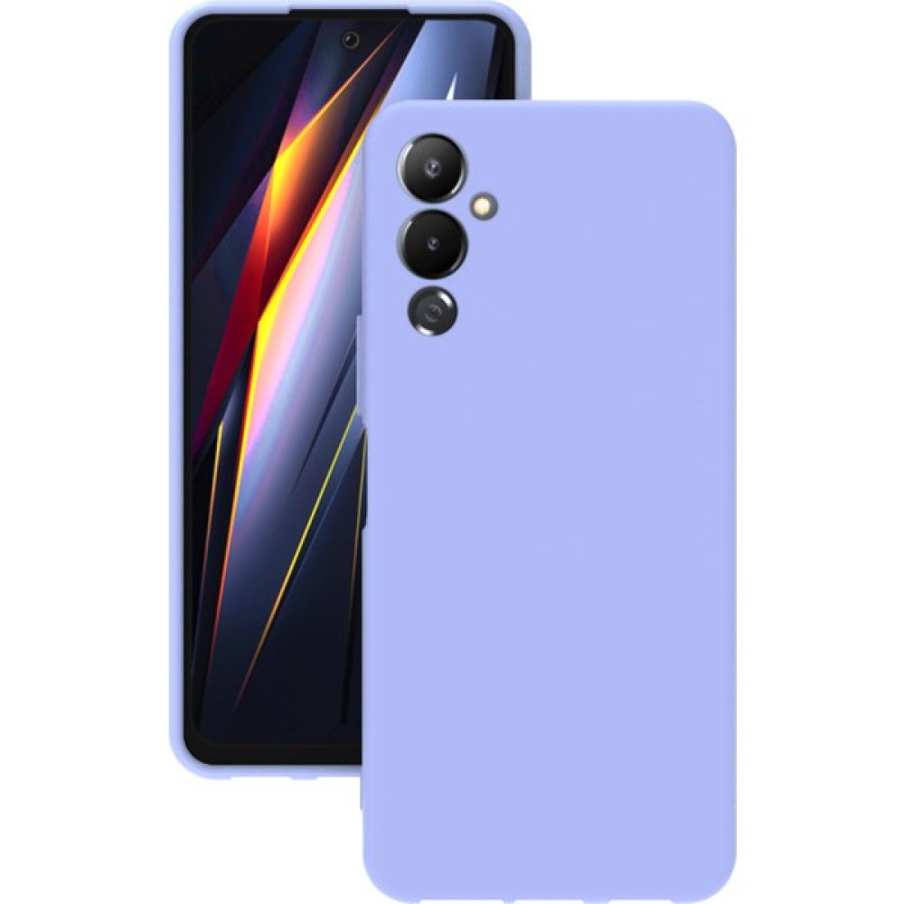 Dubosse Tecno Pova 4 Kılıf Kamera Korumalı Silikon Rubber Arka Kapak - Lila Cep Telefonu Kılıfı Fiyatı