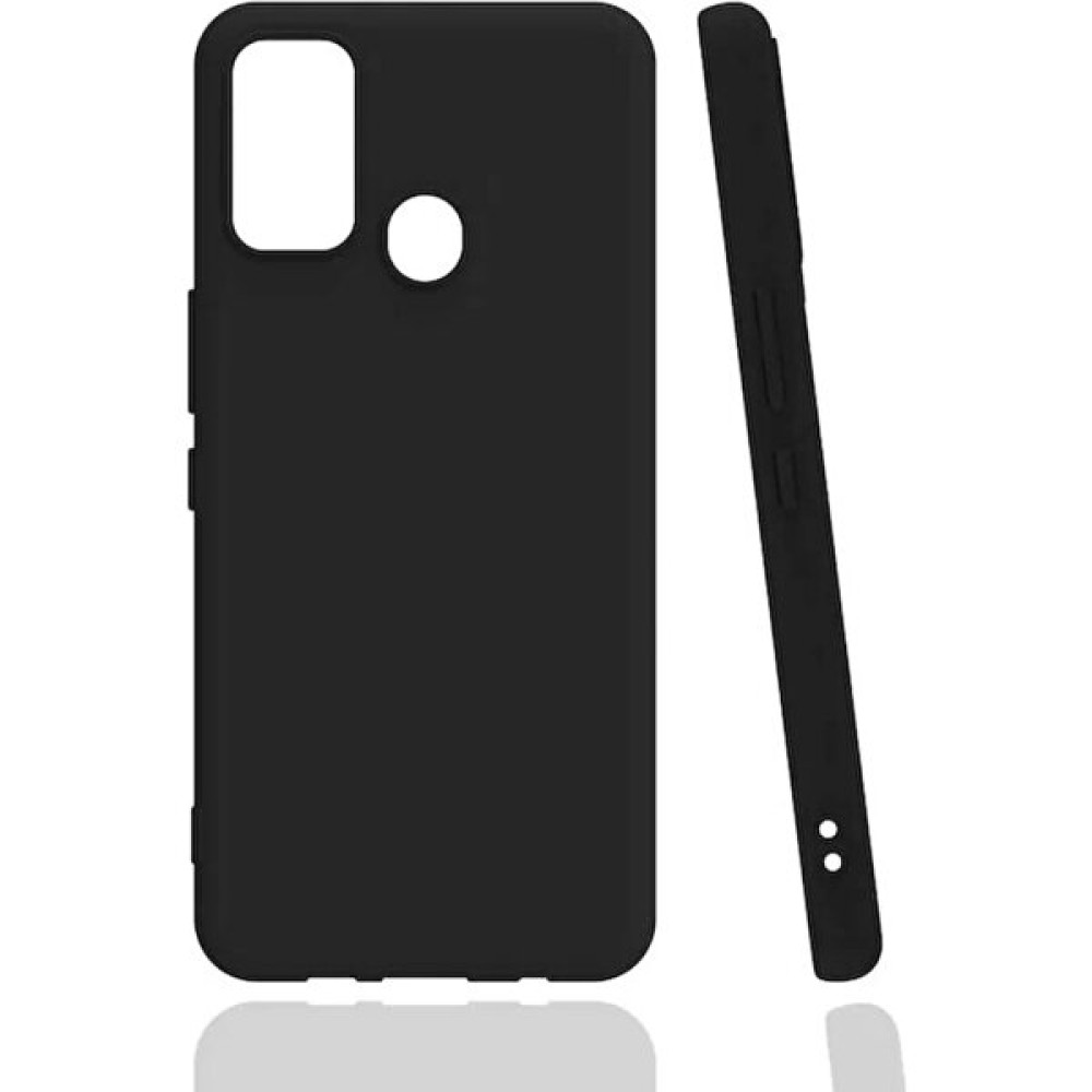 Dubosse Tecno Spark 7t Kılıf Kamera Korumalı Silikon Rubber Arka Kapak - Siyah Cep Telefonu Kılıfı Fiyatı