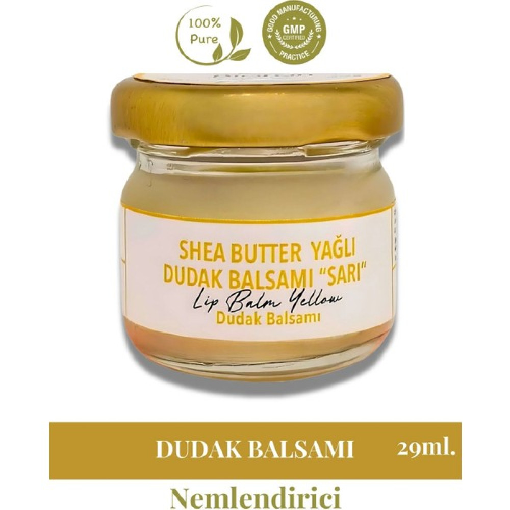 Dudak Bakım Kremi - Lip Balm (Limon Kabuğu & Shea Butter Yağlı) 29 ml. Dudak Bakımı / Koruyucu Fiyatı