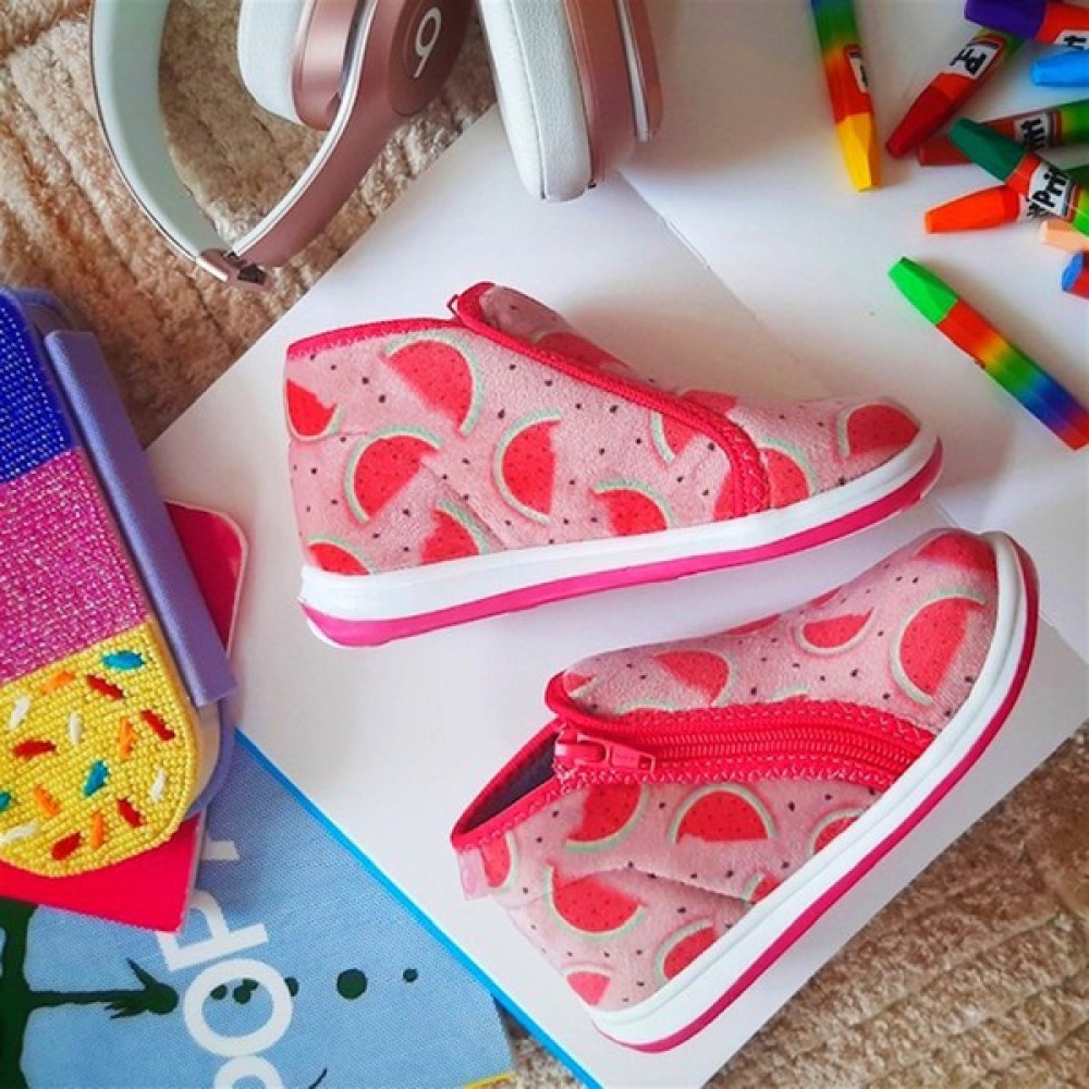 Dudino 22-30 Numara Comfy- Watermelon Pembe Panduf Kız Çocuk Panduf Fiyatı