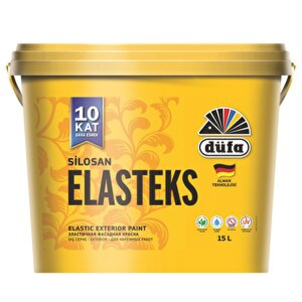 Düfa Silosan Elasteks Dış Cephe Beyaz 2.50 L Boyalar Fiyatı