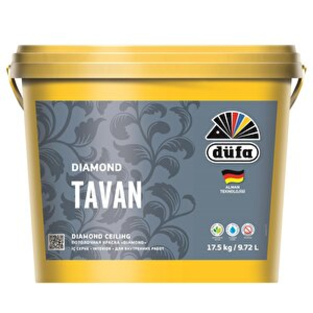 Düfa Tavan Boya Diamond Mat 17.5 L Beyaz Boyalar Fiyatı