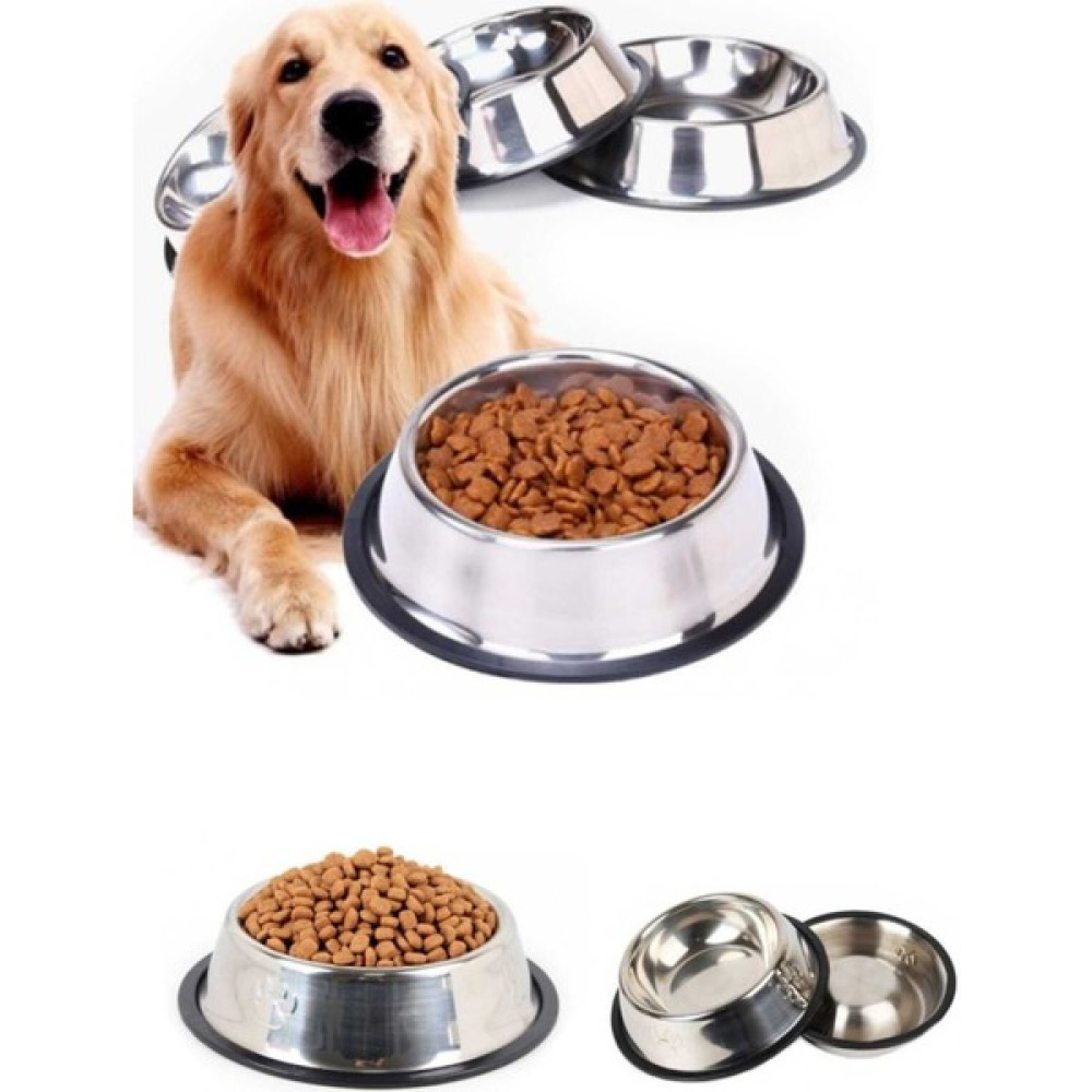 Duffa 2 Adet Paslanmaz Çelik Mama ve Su Kabı, Alt Taban 22 cm (500 Ml-16 Oz) Evcil Hayvan Ürünleri Fiyatı