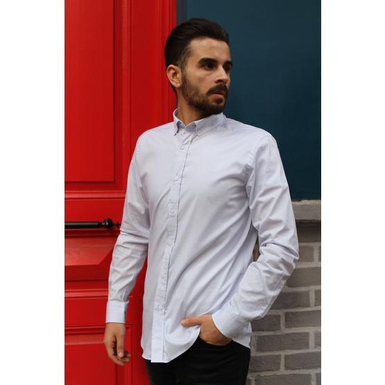 Dufy DU4194011035 Beyaz Slim Fit Erkek Gömlek