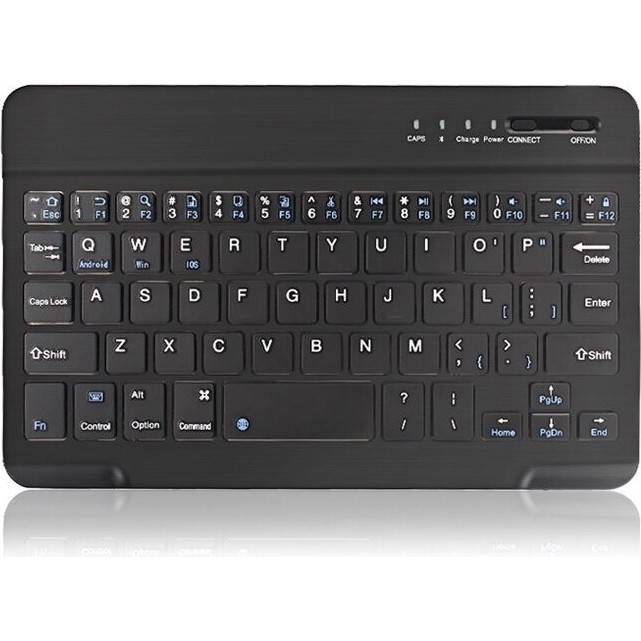 Duhaline Alcatel 1t 7" Uyumlu Bluetooth Tablet Klavyesi Mini Slim Şarjlı Kablosuz Klavye - Siyah Tablet Aksesuarı Fiyatı