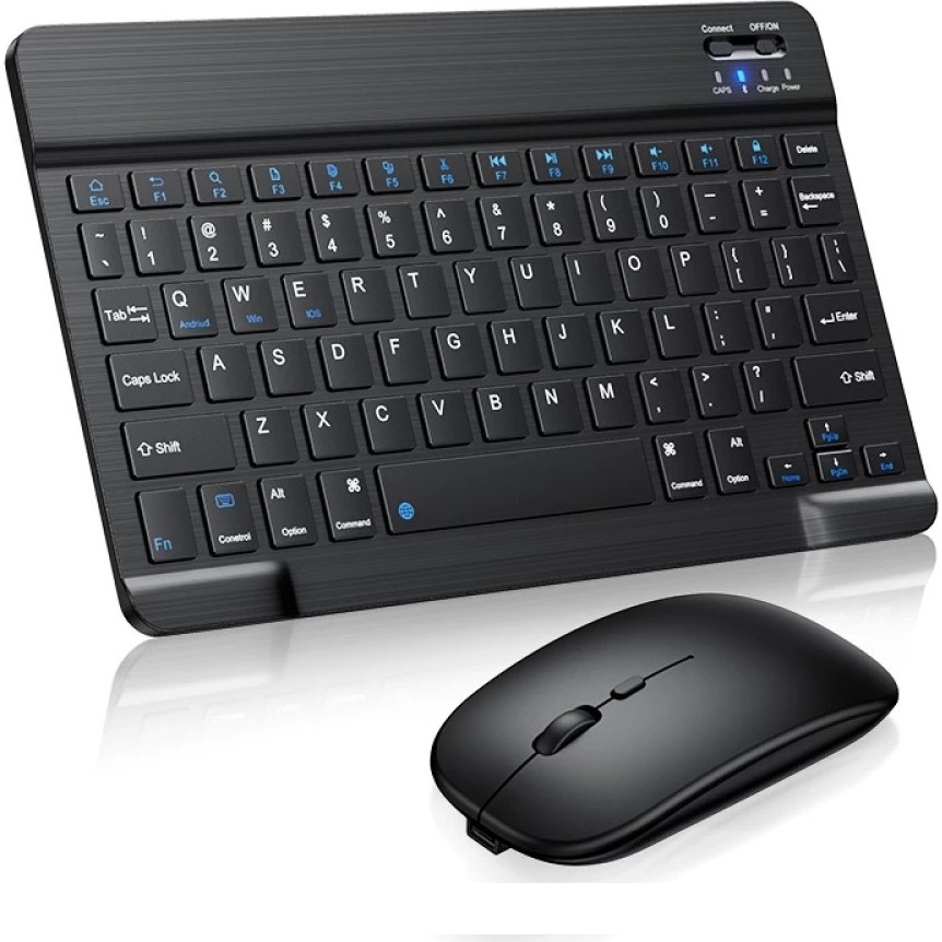Duhaline Apple iPad 10.nesil Tablet Için Uyumlu Slim Şarjlı Bluetooth Klavye ve Mouse Seti Tablet Aksesuarı Fiyatı