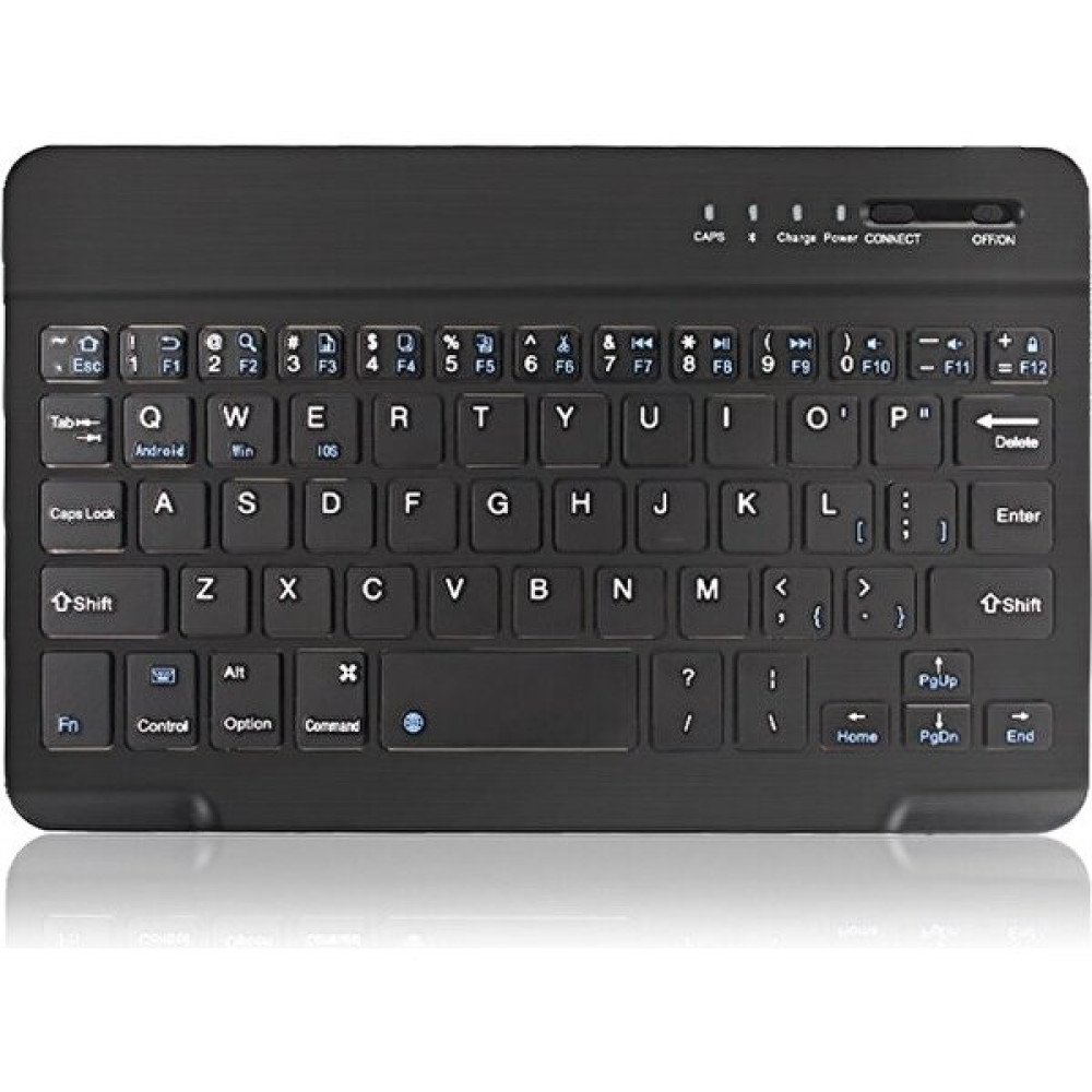 Duhaline Hometech Alfa 7lm 7" Uyumlu Bluetooth Tablet Klavyesi Mini Slim Şarjlı Kablosuz Klavye - Siyah Oyuncu Klavyesi Fiyatı