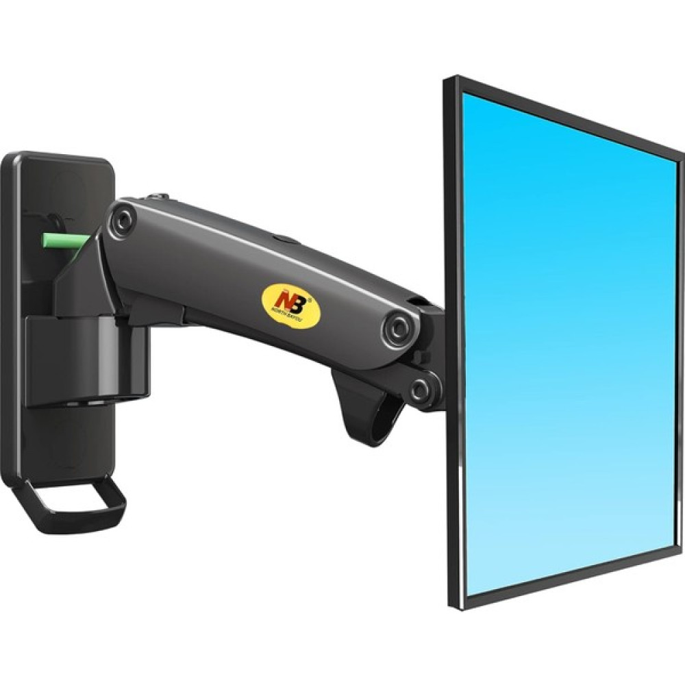 Duhaline North Bayou Nb F120 17-27'' Güçlendirilmiş Mekanik Amortisörlü Duvara Monte Hareketli LED Monitör Tv Tutucu Askı Aparatı TV Aksesuarları Fiyatı
