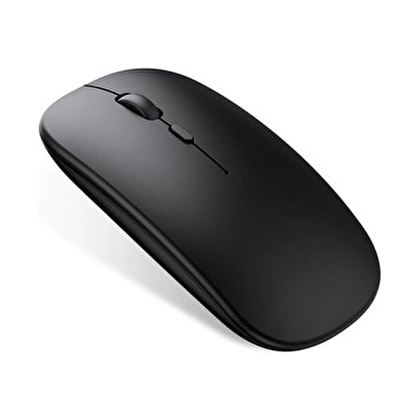 Duhaline Uyumlu Bluetooth Şarjlı Kablosuz Mouse 800/1200/1600 Dpı Ev Ofis İçin Ergonomik Tasarım - Siyah Klavye - Mouse Fiyatı