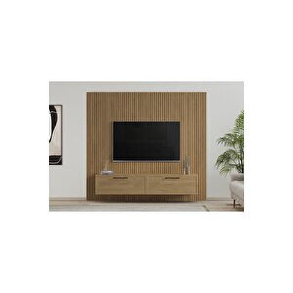 Duho Panel Tv Ünitesi Meşe 220 Cm Tv Ünitesi / Sehpası Fiyatı