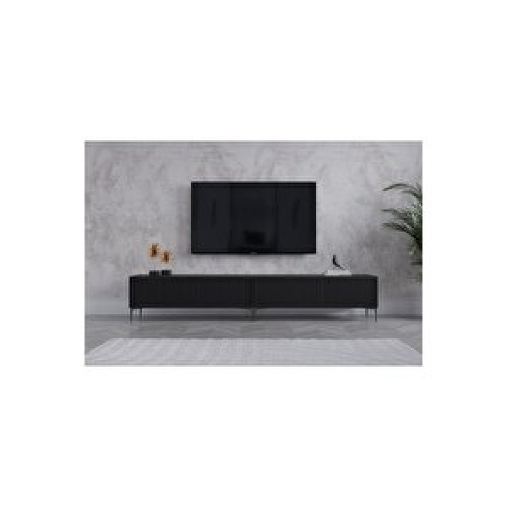 Duho Tv Ünitesi - Siyah - Xxl Tv Ünitesi / Sehpası Fiyatı