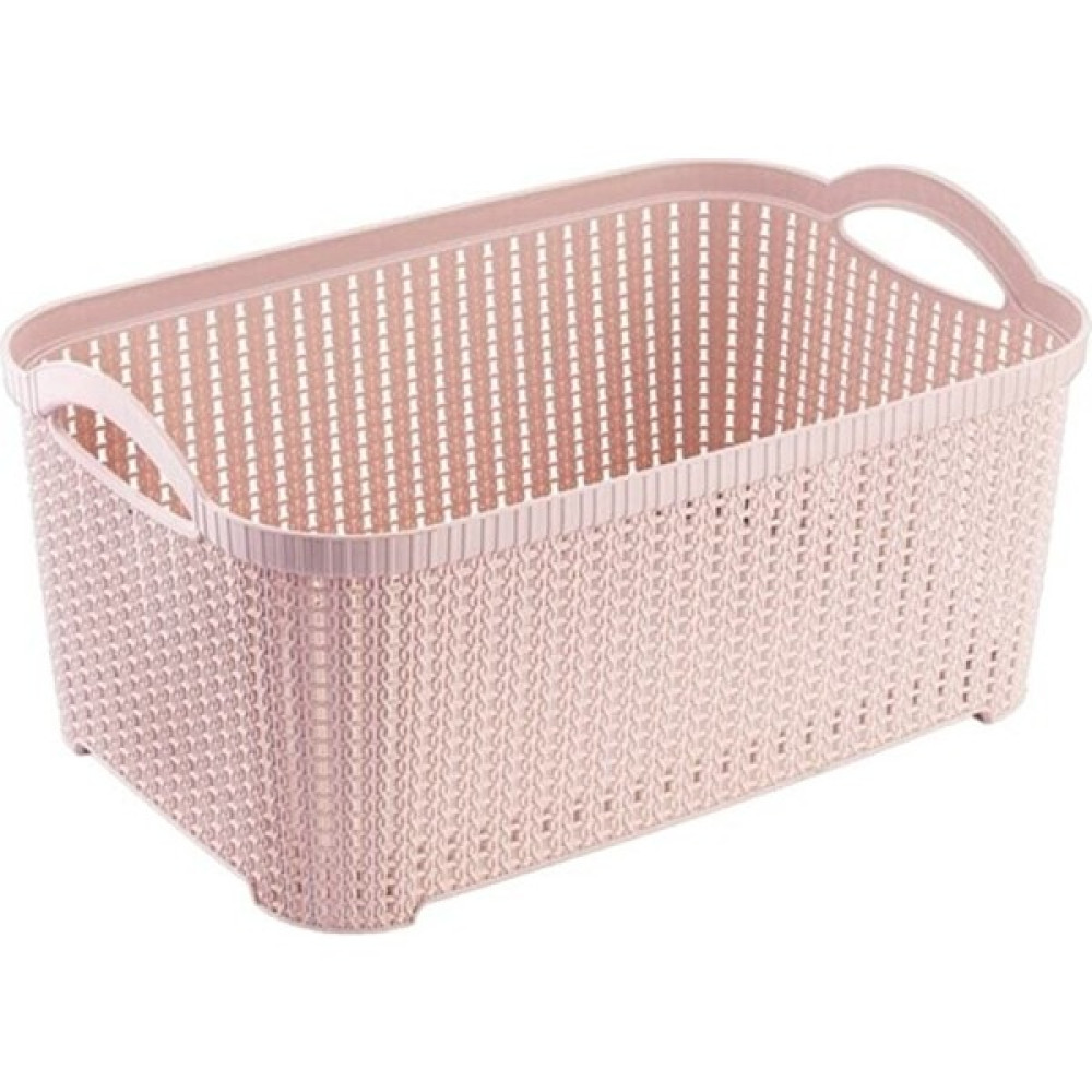 Dükkanönü Örgü Sepet 32 Litre Banyo Sepeti EH-404 - Pembe Sepet Fiyatı
