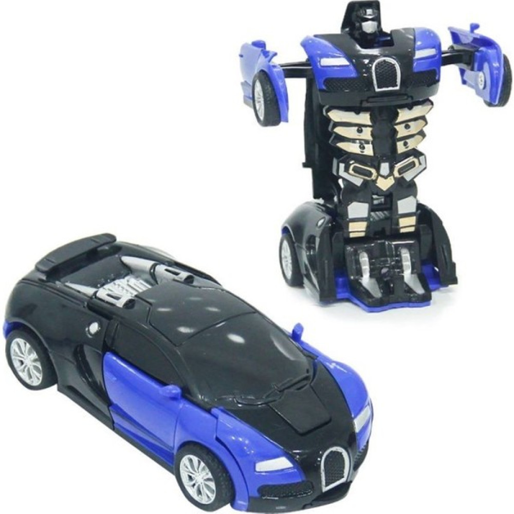 Duman Oyuncak DO2016-5 Robota Dönüşen Araba Sürtmeli 12 cm Oyuncak Araç Fiyatı