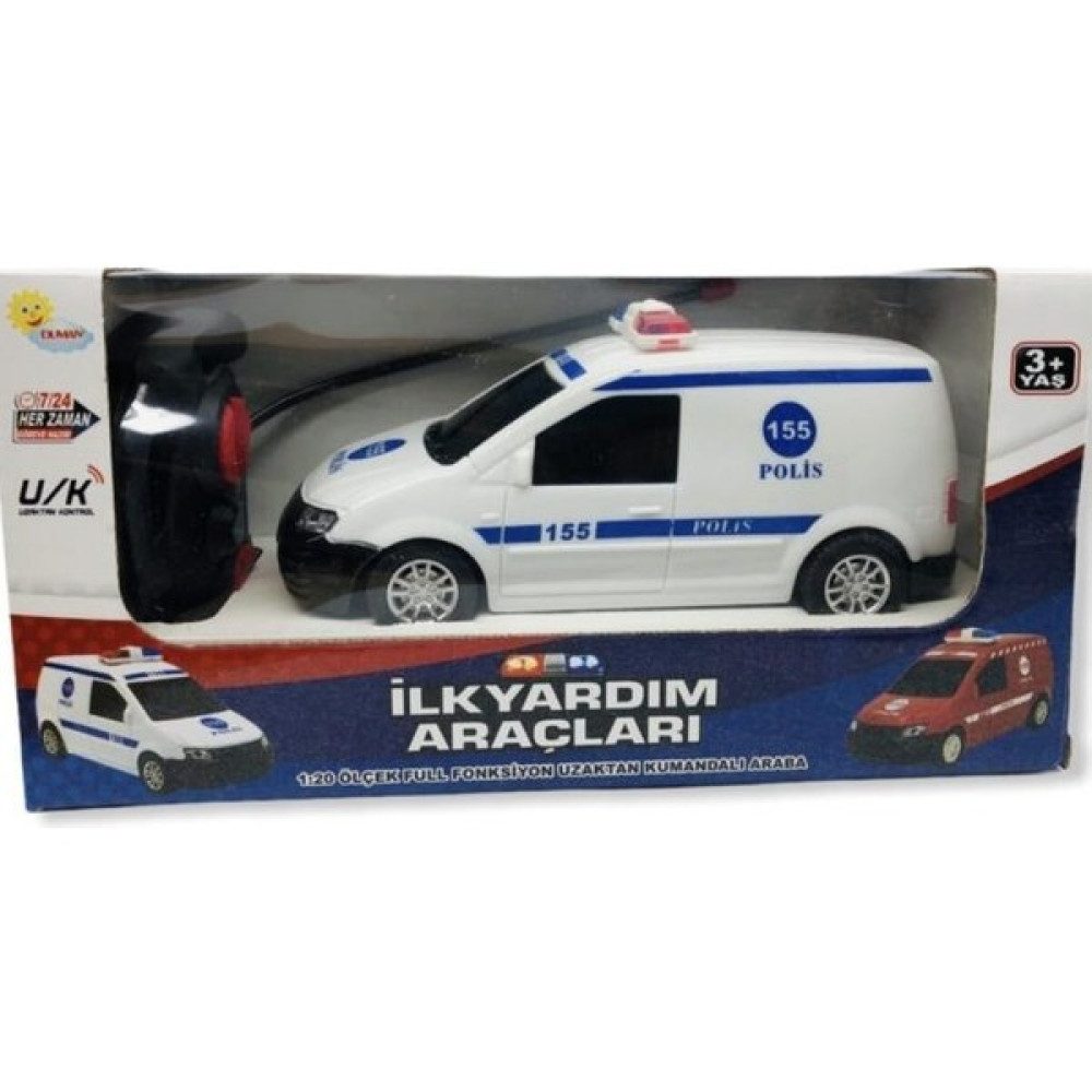 Duman Oyuncak Uzaktan Kumandalı Pilli Polis Araba Ilk Yardım Araçları Full Fonksiyon - Renkli Oyuncak Araç Fiyatı