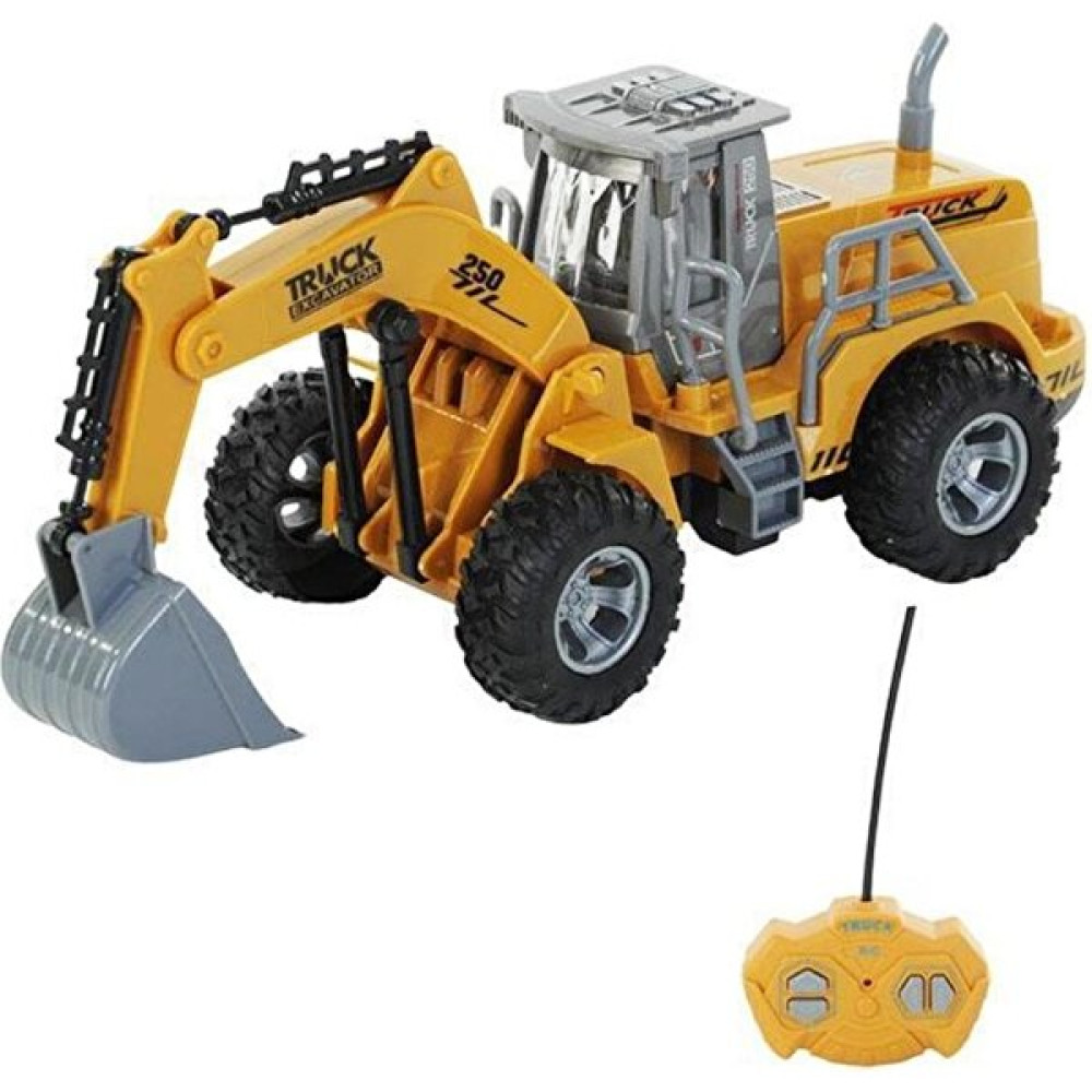 Duman Uzaktan Kumandalı Şarjlı Kepçe Iş Makinası 14CMX23CM Bebek Oyuncakları Fiyatı