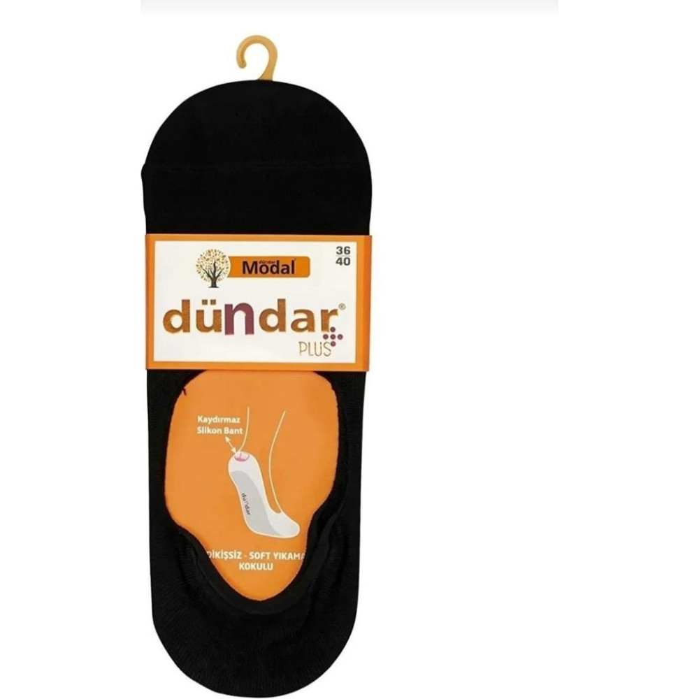 Dündar Plus 6913 Bayan Modal Silikonlu Babet Çorap 6 Adet Soket Çorap Fiyatı